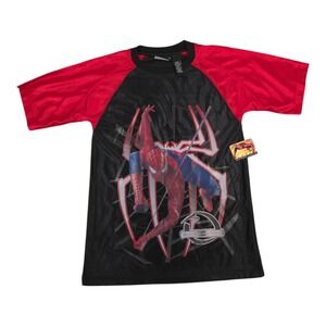 NEW Vintage Spiderman Jersey Shirt Official Movie Promo Size Small 2004‎